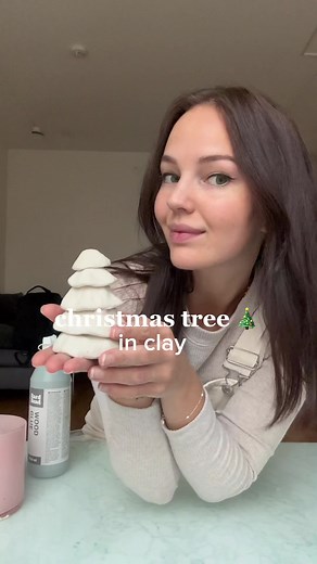 DIY: Cute Christmas Tree Clay Tutorial