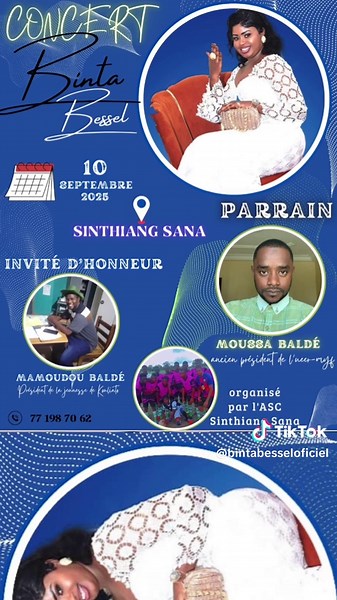 Vidéos de Binta Bessel officiel 🎶🎶 (@bintabesseloficiel) avec son original - Binta Bessel officiel 🎶🎶