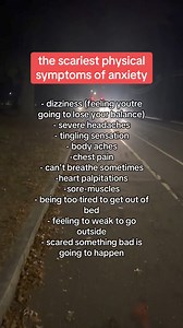 1.8M views · 12K reactions | These are some symptoms that really scared me before i knew what they were | 100 Anxiety Tips | Facebook