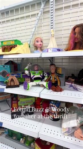 Thrifting Adventures: Finding Buzz and Woody