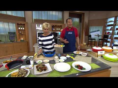 Rangemate Multi Cooker Nonstick Microwave Grill w/Accessories with Carolyn Gracie