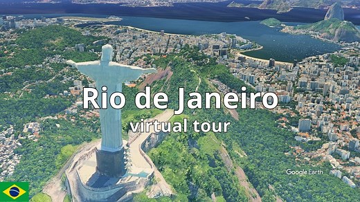 Rio de Janeiro, Brazil – Aerial View of Main Tourist Attractions