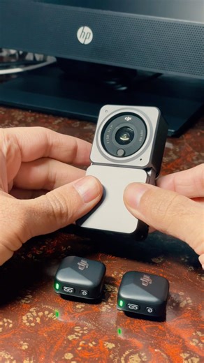 How to connect wireless mic to action camera. #shorts #trendingshorts #dji