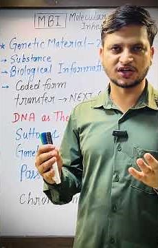 What is Genetic Material | Chromosome | Molecular Basis of Inheritance #genetics #dna #rna #shorts
