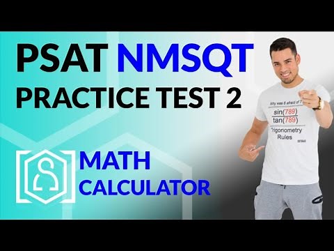 PSAT Math: OFFICIAL PSAT/NMSQT Practice Test 2 Calculator (In Real Time)