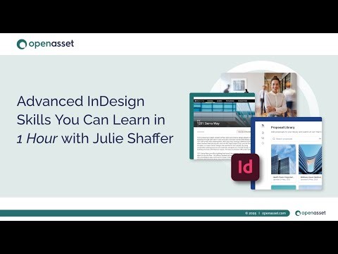 Advanced InDesign Skills You Can Learn in One Hour with Julie Shaffer