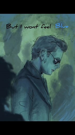 Good Omens fanart: Crowley & Aziraphale moment