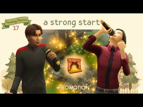 Broken Sinks, Promotions and Karaoke Duets - Sims 4 Cozy Let’s Play