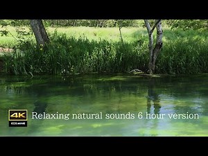 4K Azumino Landscape with watermill / Relaxing natural sounds 6 hour version