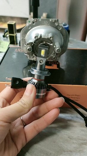 Tri Color LED Light Bulb Installation