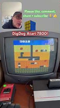Dig Dug Atari 7800-The Best Game I Never Knew About! #videogames #arcade #retrogaming