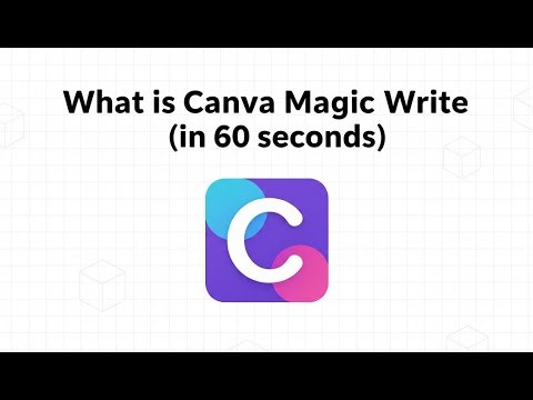 What is Canva Magic Write (in 60 seconds)