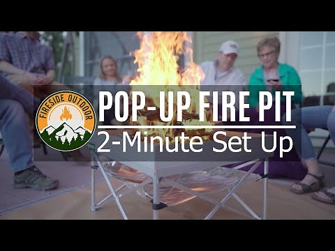 Pop-Up Fire Pit Assembly - Care & Maintenance