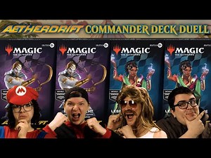 MTG Aetherdrift Commander Deck Tutorial Match | Magic the Gathering spielen lernen | Trader Duel