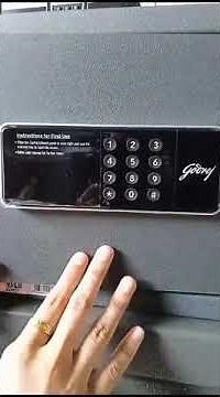 Godrej Home Safe Digital NX Pro locker | How to change password?
