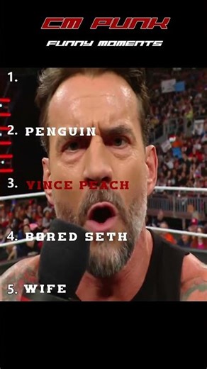 top cm punk funny moments #funny #ranking #wwe #wweraw #cmpunk