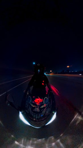 Night rides definitely hit different 🖤🖤 | Roadkill Grim
