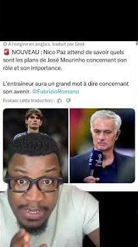 1ERE RECRUE POTENTIELLE À MADRID#realmadrid #josemourinho #mercato #morten #pourtoifrance #football