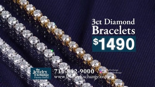 Jewelry Exchange TV Spot, 'Natural Diamonds: Bracelets'