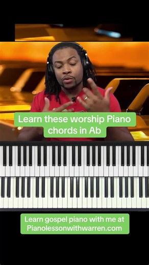Worship Piano Chords in Ab: Gospel Chord Progression & Voicings