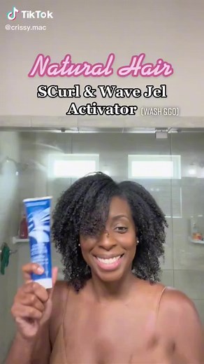 Achieving the Perfect Wash & Go with SCurl Curl and Wave Gel Activator