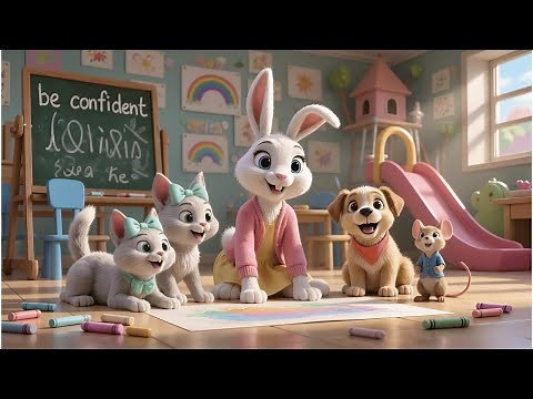 🐰 Be Confident! – Learn to Speak Up & Believe in Yourself | Kids Animation Lesson