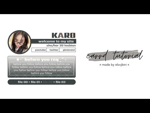 simple & interactive carrd tutorial — © owner