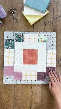Modern Cottage Core Bed Runner #bedrunnertutorial #modernquilting #quiltblock