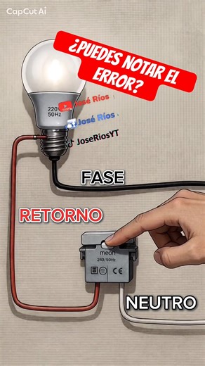 ¿Porque parpadea el foco? #electricidad #joserios