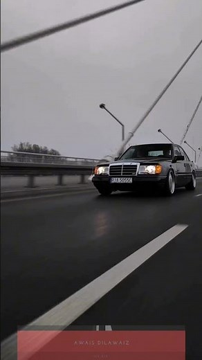 Mercedes-Benz W124 E400 V8 | Roaring Acceleration on the Road