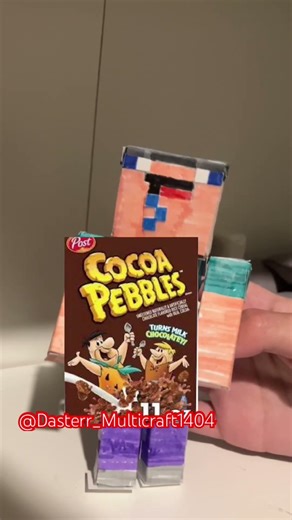 A comer cereal 🥣 😅 #memes #minecraft