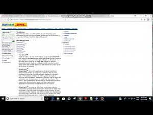 How to Track Your Blue Dart (DHL) Shipment @ Online