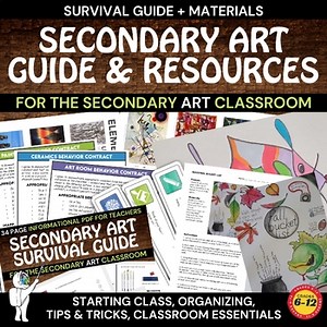 Art Classroom Management, Syllabus, Contracts & Guide Middle, High School Art