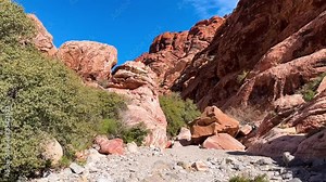 Beautiful Red Rock Formation, Hiking Trail