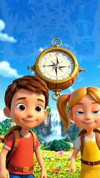 The Magic Compass Song 🧭 | Learn Directions for Kids | North, South, East, West (Best for SEO)