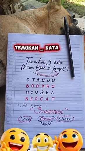 Temukan 3 Kata Bahasa Inggris 😱 | English Word Puzzle #shorts #englishwords #wordsearch #tebakkata