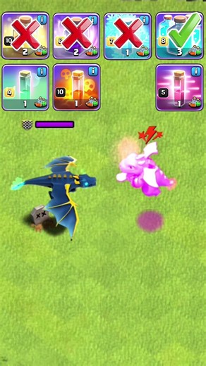 Dragon🐉 VS Baby dragon🐲 with spell (which one best) let's find out !! #clashofclans #coc #games
