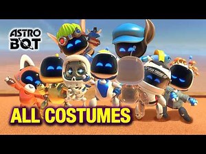 Astro Bot ALL SECRET COSTUMES Showcase