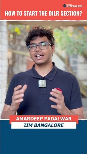 How to Start the DILR Section for CAT 2025 | Tips by IIM Bangalore Student Amardeep Padalwar #shorts