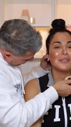 Husband Turns Wife into Hilarious Makeup Look