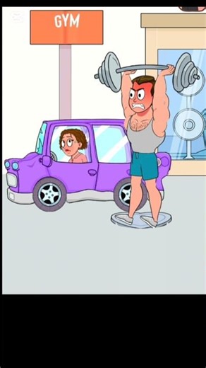 Angry Muscle Man vs Crying Driver – Funny Cartoon Moment 😂