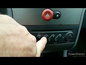 Comment insérer le code de déverrouillage de la radio dans la Renault Modus ?