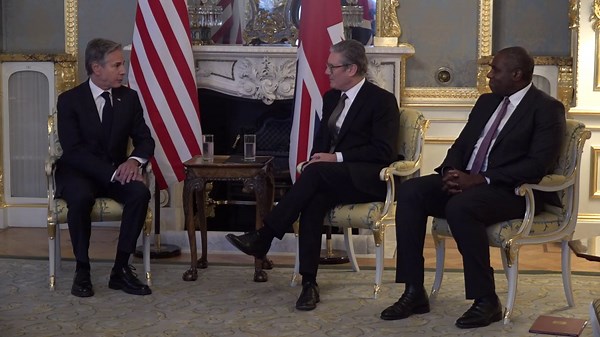 Antony Blinken meets the Prime Minister in Downing Street