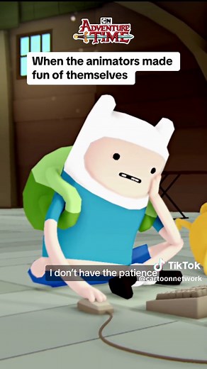 The best 4th wall break ✏️🎨👊 #AdventureTime #animation #animators #c... | tawog making fun of animator
