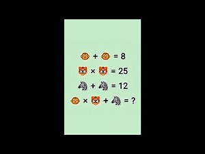 🐒🦁🦓 Can You Solve This Animal Math Puzzle Live? | Brain Teaser Challenge