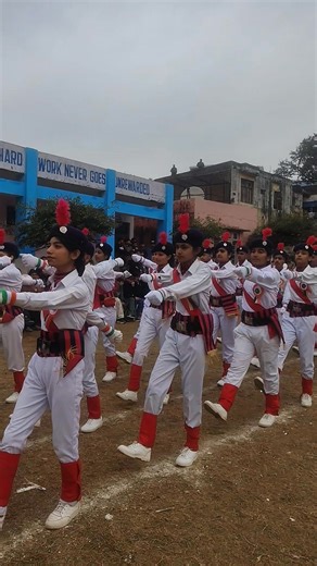 March Past 26th of January, 2026 At Model Higher Secondary School Billawar @followers #SchoolAnnouncement #schoolnews #LocalNews #MorningUpdate #RepublicDay #celebration | Satya Model Academy Billawar