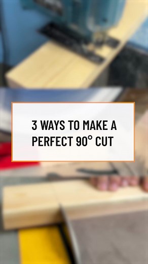3 Ways to Make a Perfect 90° Cut! | Girly Panda
