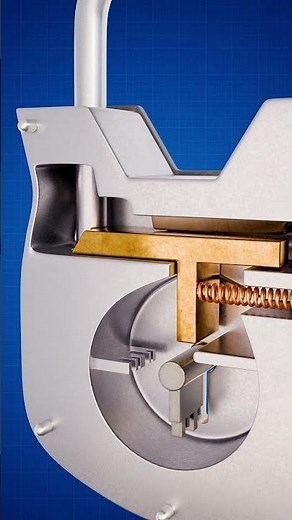 Secret Padlock DIY concept #3d #animation #diy