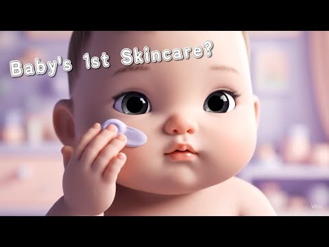 ​Cute Baby's Skincare Routine | Relaxing ASMR