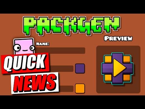 QUICK GD NEWS: A New Texture Pack CREATION Tool?